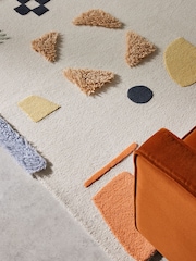 MADE.COM Multi Patti Wool Rug - Image 3 of 5