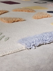 MADE.COM Multi Patti Wool Rug - Image 4 of 5
