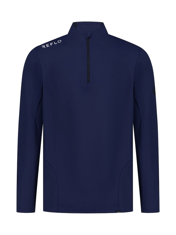 Reflo Navy Blue Namhan Midlayer T-Shirt - Image 1 of 4 Reflo Navy Blue Namhan Midlayer T-Shirt - Image 1 of 4