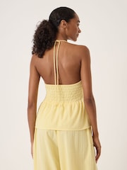 Hush Yellow Seersucker Beach Top - Image 5 of 7