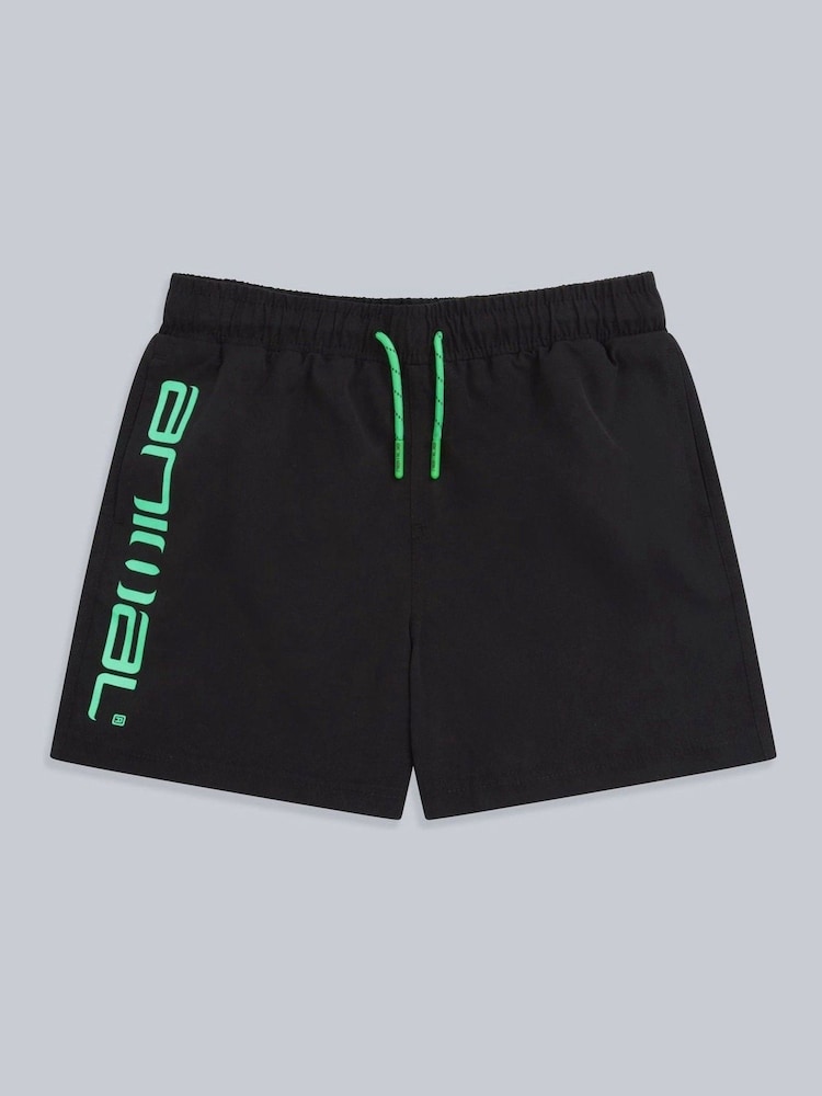 Animal Black Voyage Kids Recycled Boardshorts - Image 1 of 5