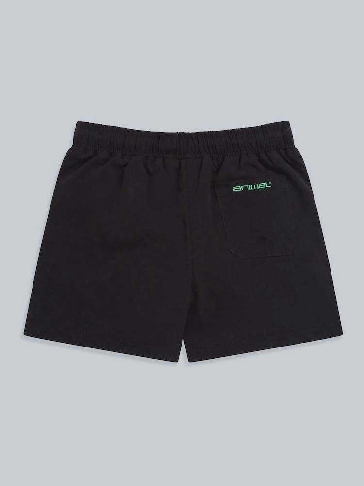 Animal Black Voyage Kids Recycled Boardshorts - Image 2 of 5