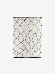 MADE.COM White Marvin Wool Berber Rug - Image 2 of 5
