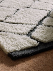 MADE.COM White Marvin Wool Berber Rug - Image 4 of 5