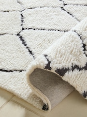 MADE.COM White Marvin Wool Berber Rug - Image 5 of 5