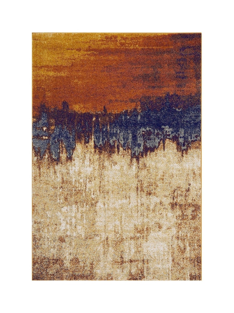 Asiatic Rugs Orange Nova Distress Rug - Image 2 of 2