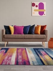 Asiatic Rugs Multi Nova Stripe Rug - Image 1 of 5