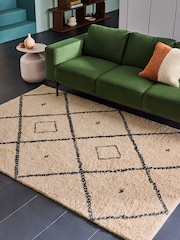 MADE.COM Natural Mona Wool Berber Rug - Image 1 of 7