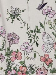 Reiss Pink Print Kemi 9-12 yrs Floral Print Drawstring Joggers - Image 6 of 6