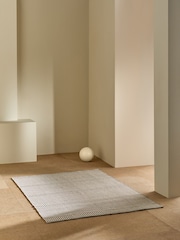 MADE.COM Grey/Blue Atwell Woven Wool Rich Rug - Image 2 of 5