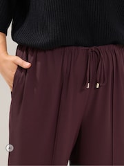 Yours Curve Red Wide Leg Trousers - Image 4 of 6