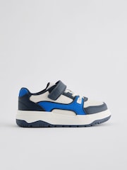 Blue White Elastic Lace Trainers - Image 5 of 8