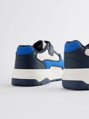 Blue White Elastic Lace Trainers - Image 6 of 8