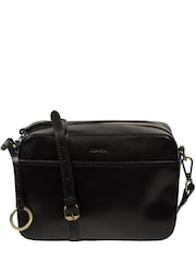 Negro - Bandolera de piel Meadow de Conkca - Imagen 3 de 6