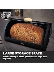 Tower Blue Empire Roll Top Bread Bin - Image 6 of 10