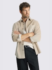 MOSS Natural Cotton Blend Corduroy Overshirt - Image 1 of 3