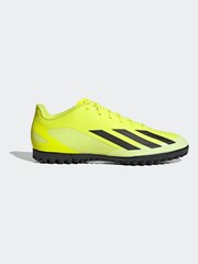 adidas Yellow Performance X Crazyfast Club Turf Boots - Image 1 of 18