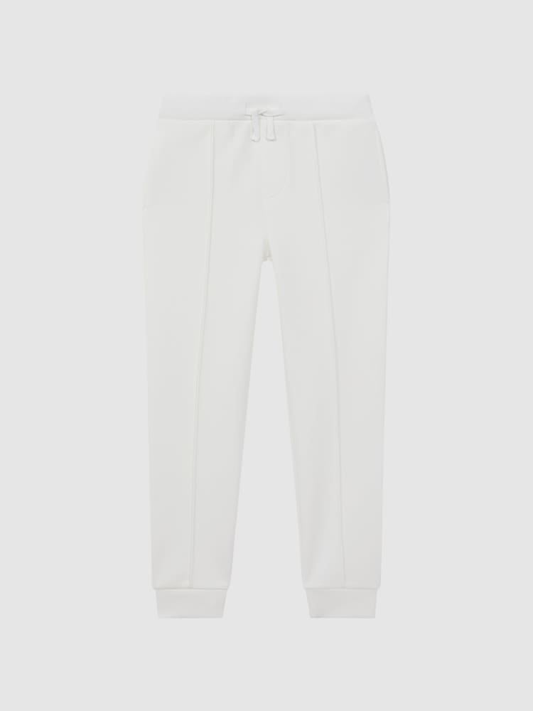Reiss White Premier 9-14 yrs Drawstring Jersey Joggers - Image 2 of 5