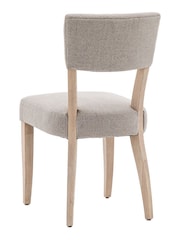 Gallery Home Natural Leroy Upholstered Dining Chair Set of 2 - Image 2 of 5