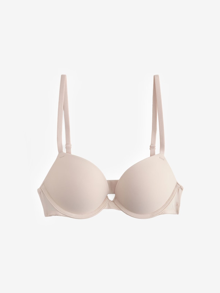 Victoria's Secret Pink Marzipan Nude/Black Super Push Up 2 Pack Bra - Image 2 of 8