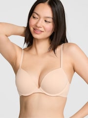 Victoria's Secret Pink Marzipan Nude/Black Super Push Up 2 Pack Bra - Image 7 of 8
