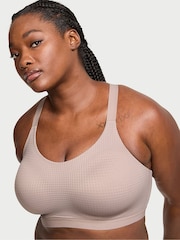 Victoria's Secret Candlelight Rose Nude Lightweight Mesh Medium Support Sports Bra - Image 1 of 4
