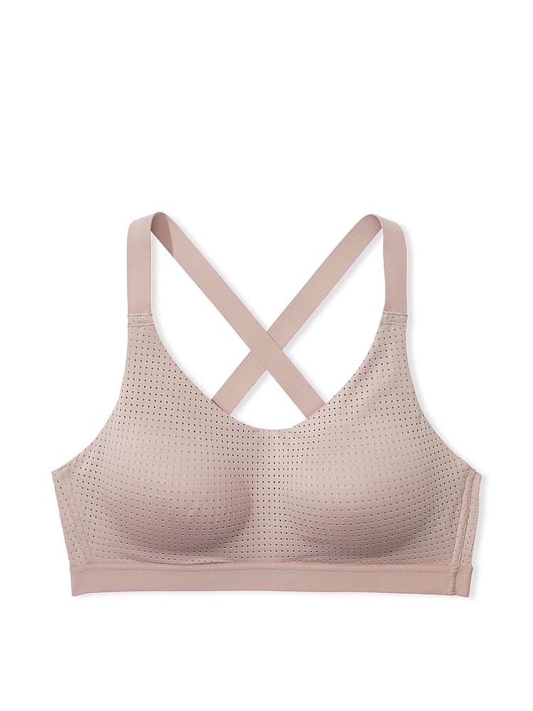 Victoria's Secret Candlelight Rose Nude Lightweight Mesh Medium Support Sports Bra - Image 4 of 4