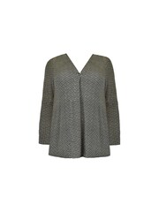 Live Unlimited Black Jersey Pleat Front Top - Image 4 of 4