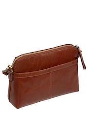Conkca Brown 'Starling' Leather Cross-Body Bag - Image 5 of 6