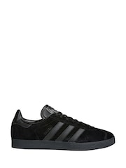 adidas Originals Black Dark Gazelle Trainers - Image 4 of 12
