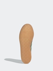 adidas White/Green Sportswear VL Court Trainers - Image 6 of 8
