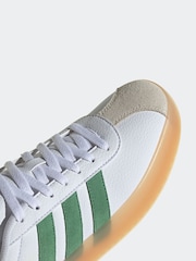 adidas White/Green Sportswear VL Court Trainers - Image 7 of 8