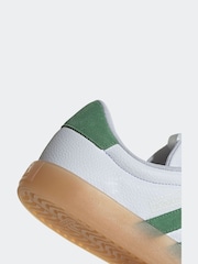 adidas White/Green Sportswear VL Court Trainers - Image 8 of 8