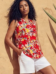 Roman Red Floral ITY Top - Image 1 of 4