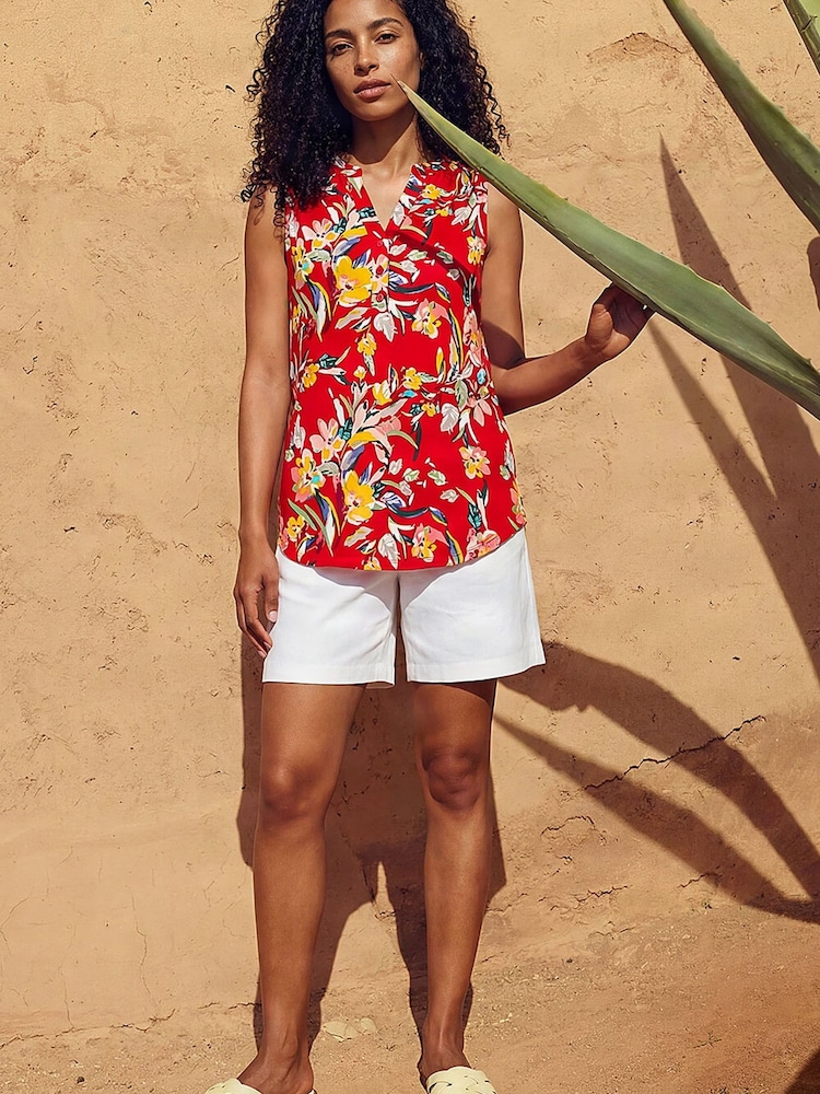 Roman Red Floral ITY Top - Image 2 of 4