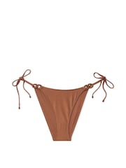 Victoria's Secret Caramel Brown Brazilian Swim Chain Bikini Bottom - Image 3 of 3