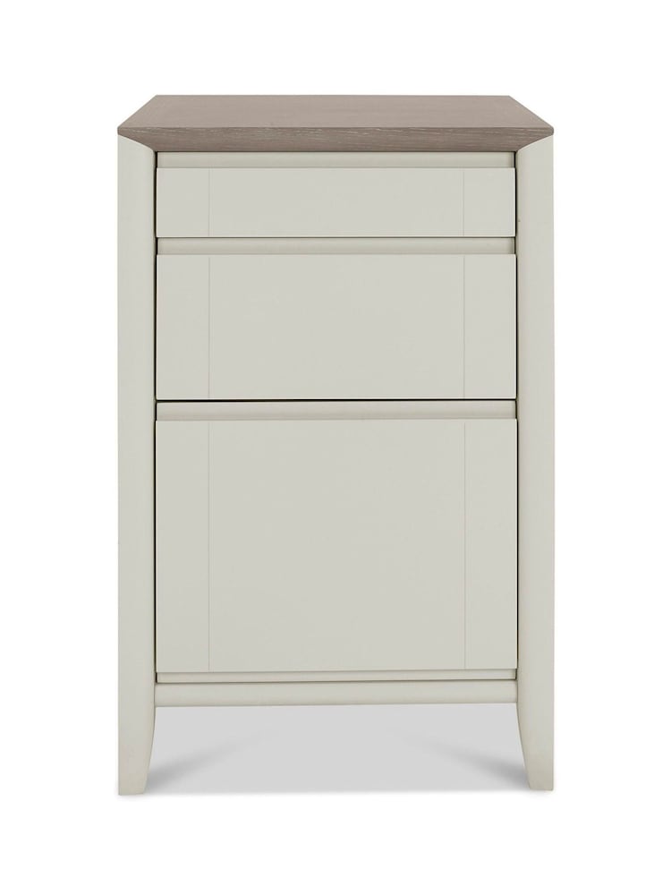 Bentley Designs Soft Grey Bergen Filing Cabinet and Narrow Top Unit - Image 2 of 5