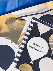 Navy Balloons Gift Bag and Card Set - Image 2 of 3