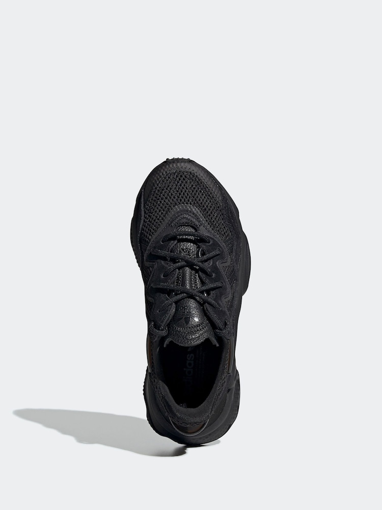 adidas Originals Black Ozweego Trainers - Image 10 of 14