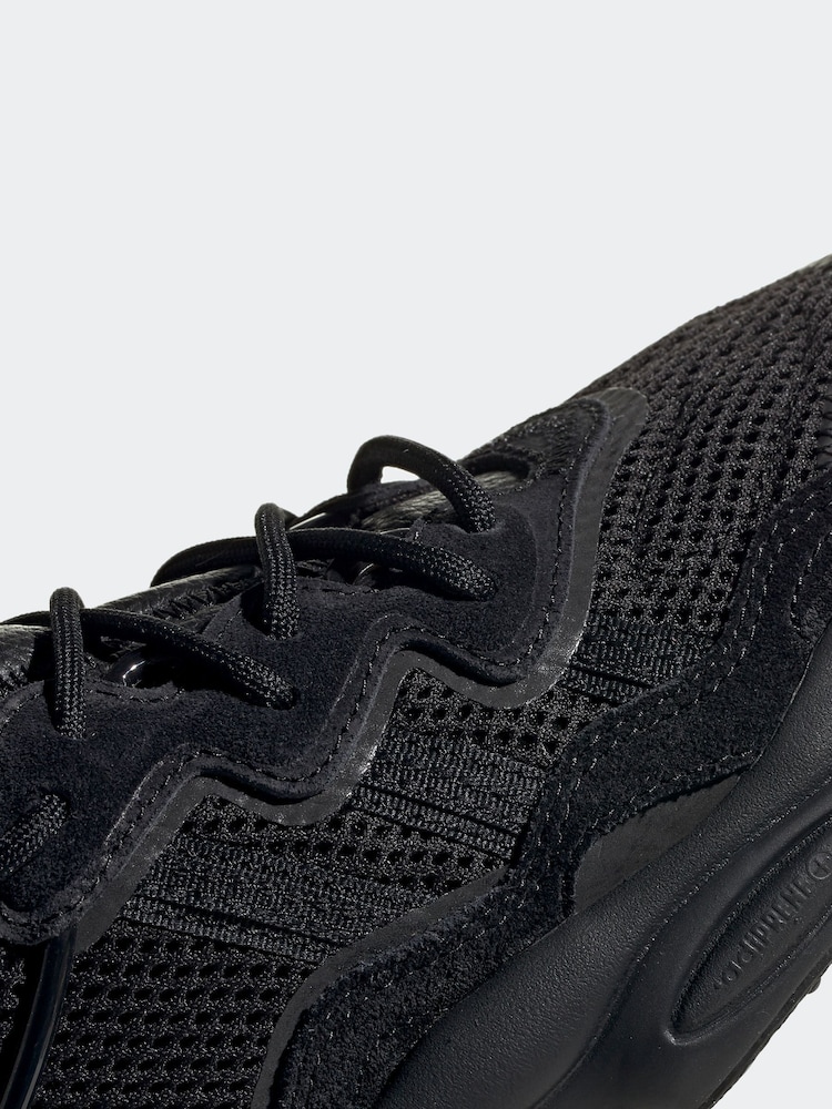 adidas Originals Black Ozweego Trainers - Image 13 of 14