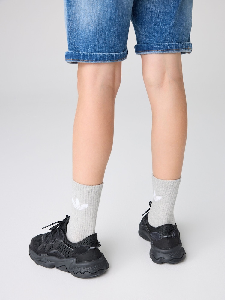 adidas Originals Black Ozweego Trainers - Image 4 of 14