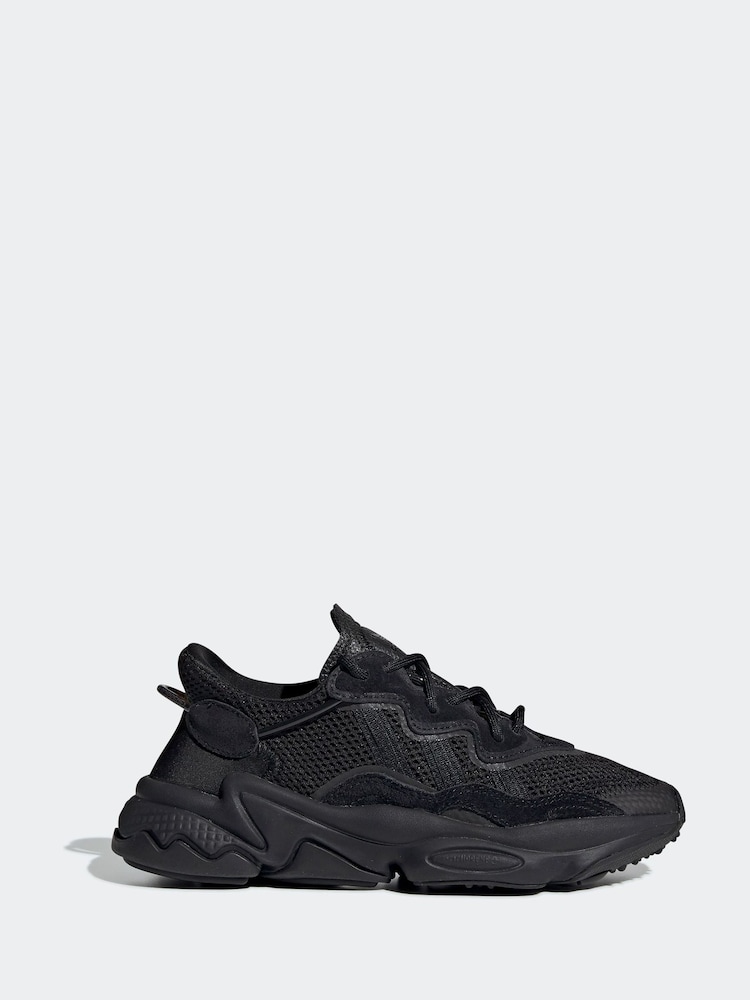 adidas Originals Black Ozweego Trainers - Image 5 of 14