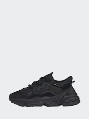 adidas Originals Black Ozweego Trainers - Image 6 of 14