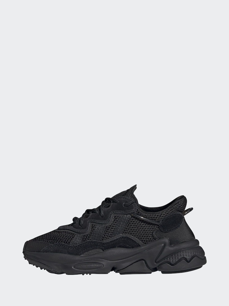 adidas Originals Black Ozweego Trainers - Image 6 of 14