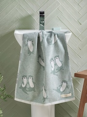 Handtuch aus 100 % Baumwolle mit Otter-Motiv - Bild 5 von 6