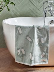 Handtuch aus 100 % Baumwolle mit Otter-Motiv - Bild 6 von 6