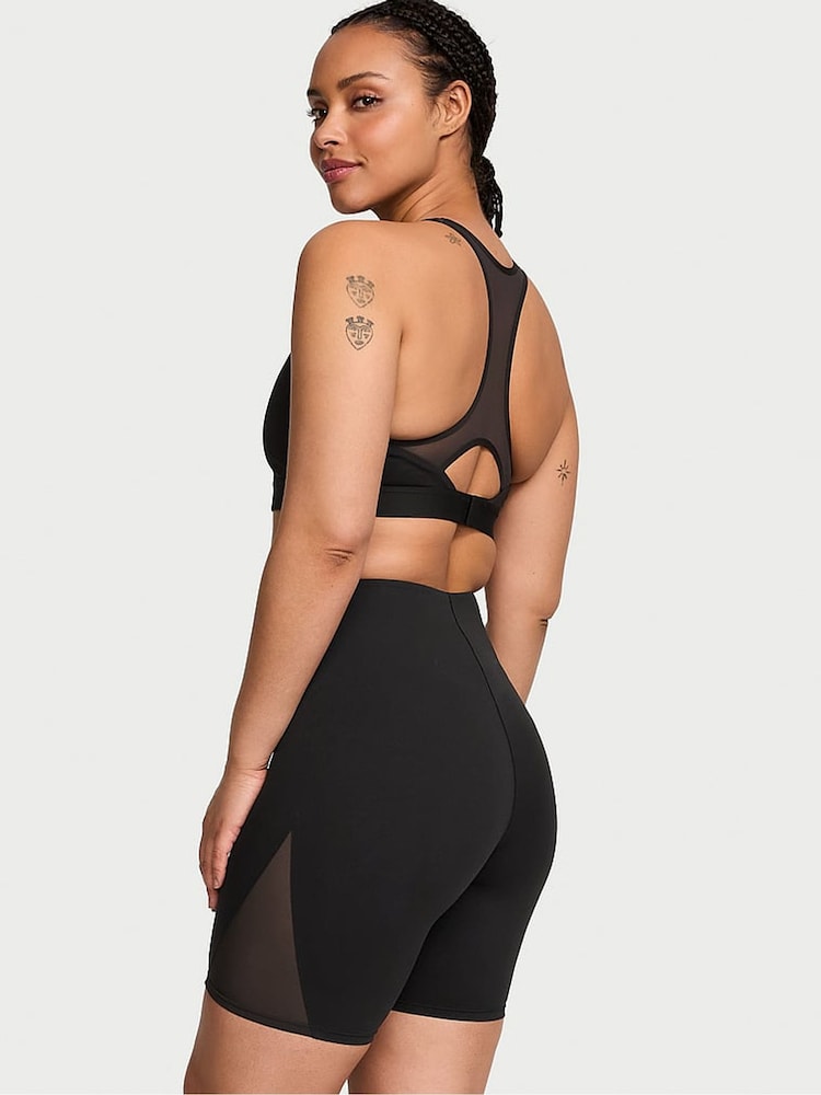 Victoria's Secret Pure Black VS Elevate Corset 3 Cycling Shorts - Image 2 of 3