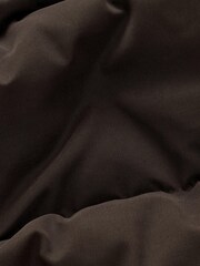 Chocolate Brown Signature Longline Puffed Down Coat - Image 10 of 10