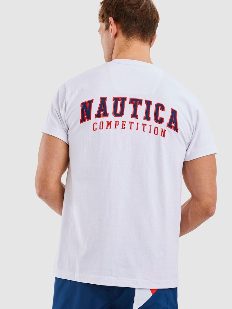 Nautica Competition White Peak T-Shirt - Image 2 of 3