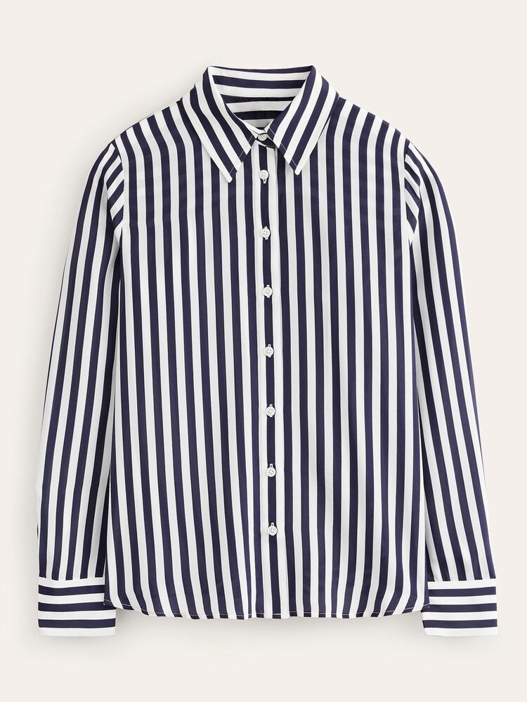 Bleu - Chemise Boden Sienna en soie - Image 5 of 5